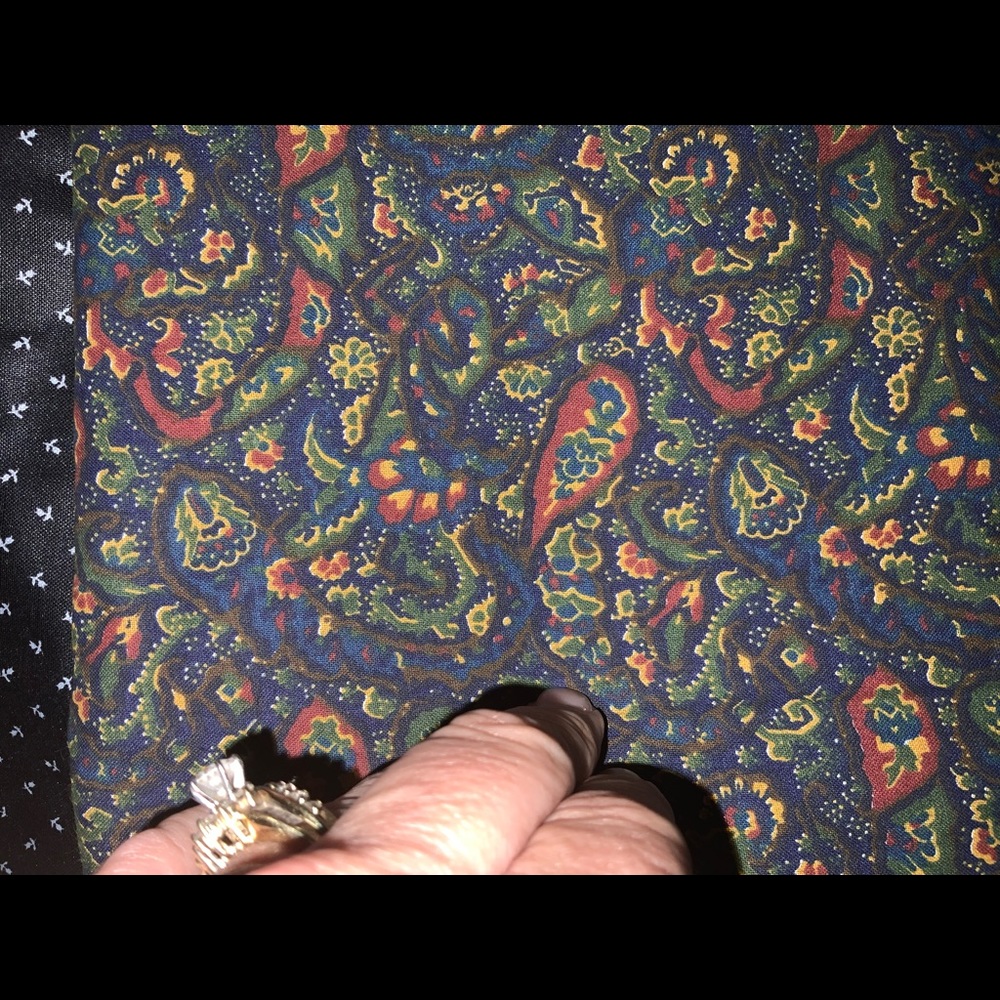 Fabric sewing paisley BEAUTIFUL